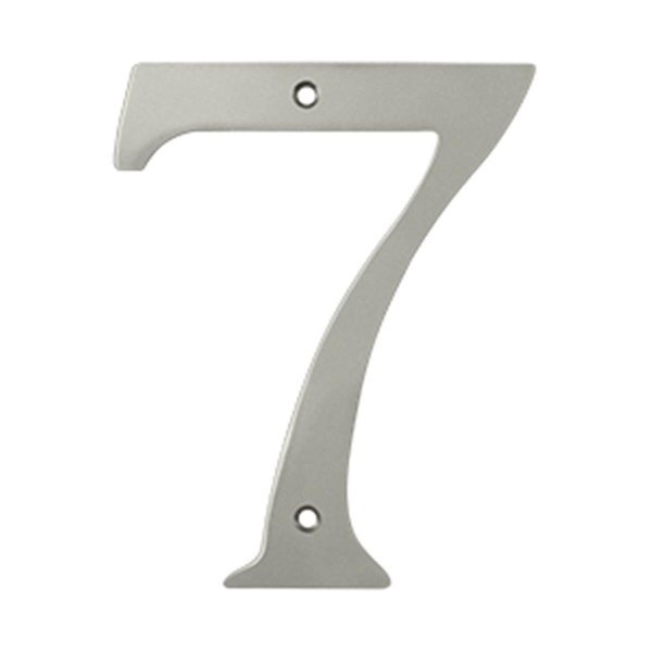 6 in. House NumbersSatin Nickel Solid Brass, Patioplus, Mfr#: PA569667